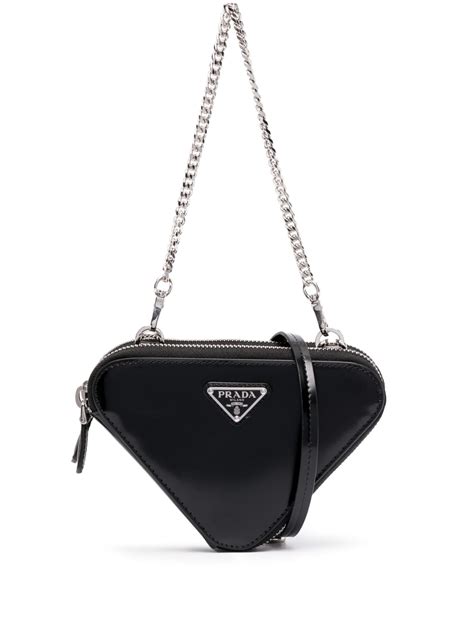 prada silver triangle bag|prada leather bags women.